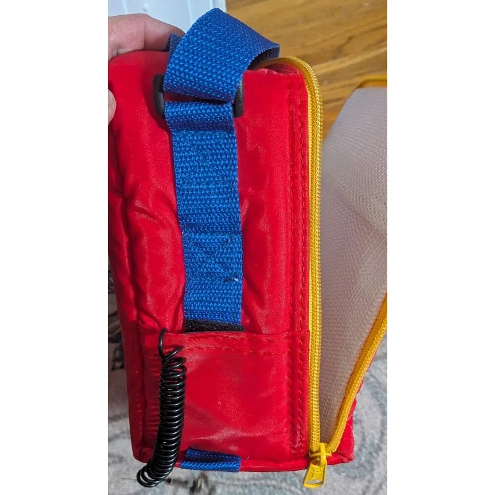 Red Vintage Igloo Soft-Sided Insulated Lunch Cooler Box Bag Primary Colors